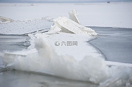 浮冰,冰,冬天