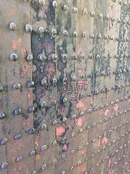 門,城堡,金屬