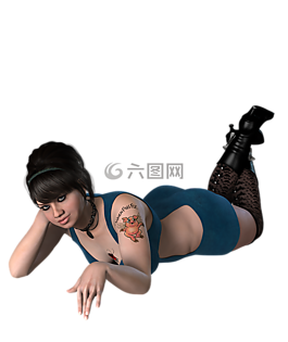 加上大小,女孩,女子