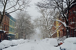 雪,雪下,冷