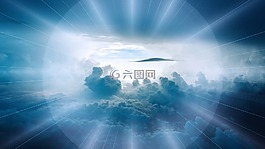 云,景觀,超越