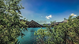 壩,自然,水