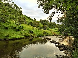 农村,河,德文