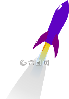 火箭,紫色,啟動(dòng)