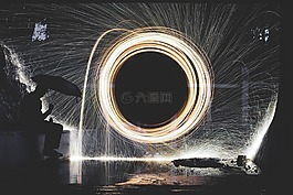 抽象背景,光,雨