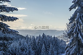 自然,景觀,山