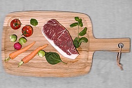 西冷,粮食-喂,牛肉