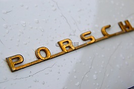 舊,汽車,白