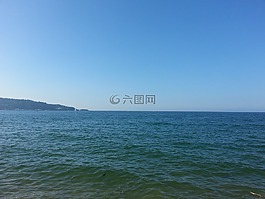 海洋,全景圖,海