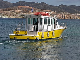 漁船,希臘,cyclades