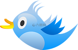 鸟,twitter,蓝色