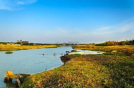 湖,農(nóng)村,戶外活動