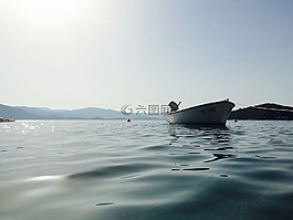 船,水,馬達