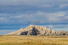 荒蕪之地,藍(lán)色的天空,南達(dá)科他州