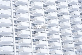高層,白,建設(shè)