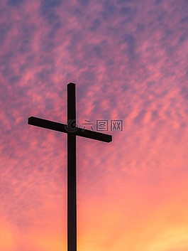 交叉,天空,云