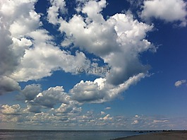 云,天空,藍(lán)色