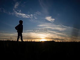 人,孩子,男孩