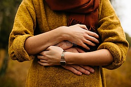 人,女孩,擁抱