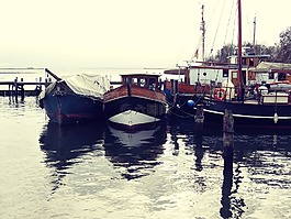 海岸,端口,漁船
