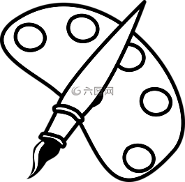 藝術(shù),畫筆,托盤