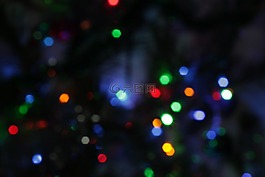散景,燈火,圣誕樹(shù)