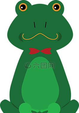 青蛙,就座,绿色