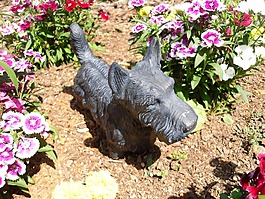 小獵犬,青銅,雕像