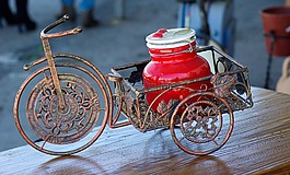 三輪車,工藝品,裝飾