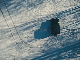 雪,輪胎痕跡,suv