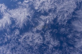 天空,云,藍色
