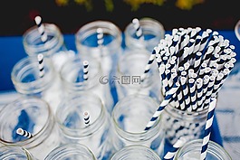 稻草,紙,玻璃