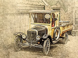車,那輛舊車,木材