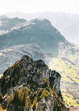 自然,景觀,山