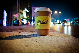 咖啡,杯,咖啡廳