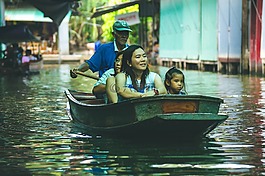 旅行,船,瞬間