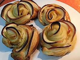 玫瑰,酥,甜點
