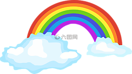 多彩,光明,云