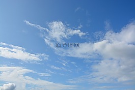 白云,叇,藍藍的天空