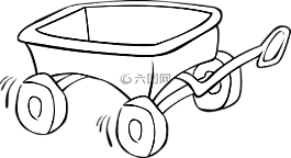 車皮,馬車,玩具