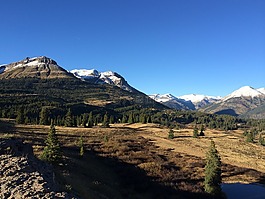 科羅拉多州,山,秋天