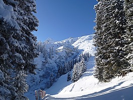 冬天,montafon,奥地利