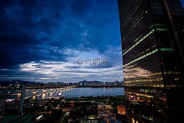 漢城,汝矣島,天空