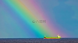 風(fēng)暴,彩虹,船舶