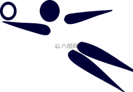 排球,球員,象形圖