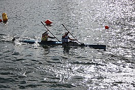 體育,劃獨(dú)木舟,水