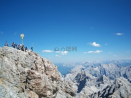 zugspitze,首腦會議,全景