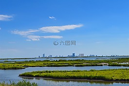 江灘,河口,水