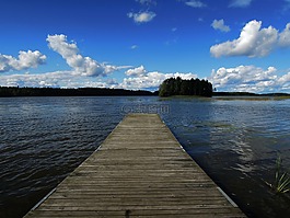 水,湖,海灘