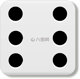 骰子,六,眼睛